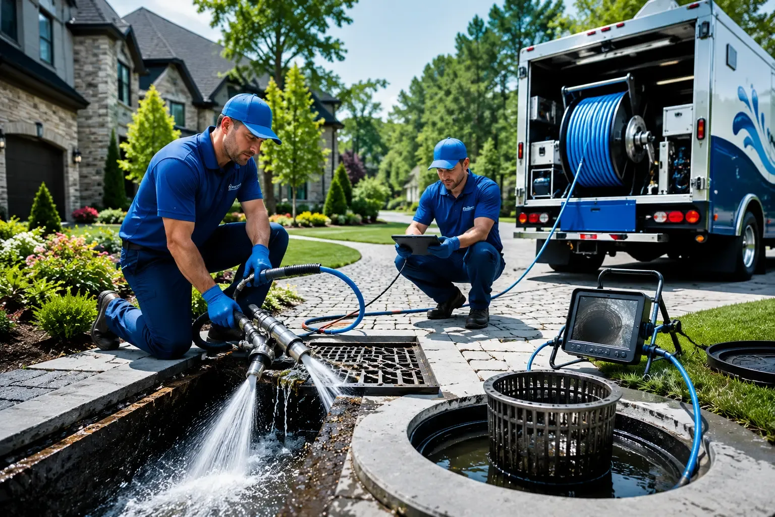 Local outdoor drain cleaning professionals in Quinton, AL